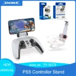 For Sony Playstation Dualshock 5 PS5 Controller Clip Holder Bracket Adjust Mobile Phone Clamp Game Handle Mount Hand Grip Stand
