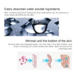 Color Correcting CC Cream Moisturizing Waterproof Anti-sweat Makeup Before Concealer Lasting Women Makeup Change CC Cream - Image 6