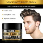 Men's Retinol Collagen Face Cream Skincare Moisturizing Brightening Hydrating Smooth Wrinkles Firming Facial Men Skin Care - Image 2