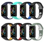 Silicone Strap For Huawei 6 FRA-B19/6 pro/Honor Band 6 ARG-B19/Honor Band 7 Watchband Replacement Waterproof Sweatproof - Image 2