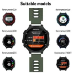 Watchband For Garmin Forerunner 735XT Silicone Wristband Smartwatch Band For Forerunner 735 220 230 235 620 630 Bracelet Strap - Image 5