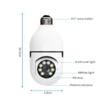 4G WiFi IP Camera E27 Bulb Cam 3MP Wireless Baby Monitor AI Tracking Security Video Surveillance Pet Cam SmartLife Indoor - Image 2