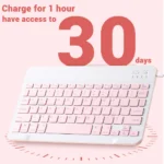 Mini Wireless Keyboard Bluetooth Keyboard For ipad Phone Tablet Portable Bluetooth Keyboard and Mouse For Samsung Xiaomi Android - Image 4