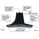 Men Beard Styling Template Stencil Beard Comb Men Beard Shaping Tool Modeling Ruler Shaping Styling Trimming Moustache Barber - Image 6