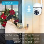 A7 Wireless Monitoring Camera 360 degree intercom 1080P Home Security Camera Remote HD Night Vision Camera Monitor Smart Home - Image 3