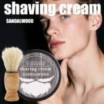 Sandalwood Shaving Soap 80g, Natural Glycerin Based, Rich Lather for Men, Barber Grade, Luxury Shave, Moisturizing & Soothing - Image 4