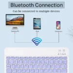 Mini Wireless Keyboard Bluetooth Keyboard For ipad Phone Tablet Portable Bluetooth Keyboard and Mouse For Samsung Xiaomi Android - Image 2