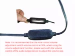 Computer Speaker Stereo Sound With Microphone 3.5mm AUX Home Office PC Speaker for Macbook Desktop Notebook Computer Loudspeaker - Image 6