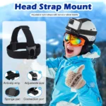 All-in-One Action Camera Accessories Kit Head Strap Chest Strap Mount Adjustable for GoPro Hero Phone Osmo SJCAM AKASO insta360 - Image 5