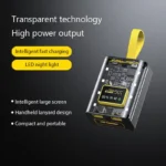 3*18650 Battery Charger Case DIY Power Bank Box Fast Charge 5V 2A Double USB Output Battery Storage Box With LED Night Light - Image 2