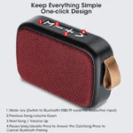 New Wireless Speaker Outdoor Portable Subwoofer Mini Speaker Home Cloth Card Speaker - Image 6