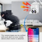 8MP 4K IP Camera 5MP Speed Dome Auto Tracking Camera Smart Home Outdoor Wireless WIFI Camera Surveillance Monitor - Image 4