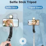 W&O C01 Telescopic Selfie Stick Tripod Monopod Stand Mobile Phone Support Wireless Gimbal Stabilizer For iPhone Android Holder - Image 2