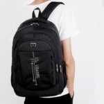 Business casual backpack for men, laptop bag, large capacity travel bag, student schoolbag, Korean version student backpack [zip - Image 6