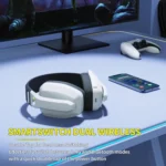 BINNUNE BW06 2.4GHz Wireless Gaming Headset with Mic for PS5 PS4 PC Mac Playstation Bluetooth Gaming headphone with Microphone - Image 3
