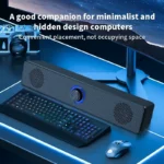 PC Soundbar Wired and Wireless Bluetooth Speaker USB Powered Soundbar for TV Pc Laptop Gaming Home Theater Surround Audio System - Image 2