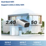 ALEVIO 2.5K Outdoor Solar Camera Wireless Cam WIFI Ultra Standby Time PIR Motion Light Color Night Vision AI Detect Battery Cam - Image 5
