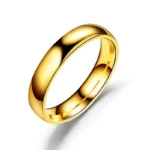 Simple 6mm Titanium Ring Women Men Prevent Allergy High Polished Wedding Rings Stainless Steel Couple Finger Jewelry Gifts - Image 3