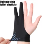 Drawing Glove Palm Rejection Two Finger Gloves for Apple IPad Capacitive Tablet Screen Artist Right/Left Hand Graphic Tablet - Image 4