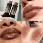 Lipstick red brown lipstick waterproof moisturizing mirror lipstick lip gloss natural long-lasting makeup Valentine's Day gift - Image 2