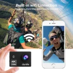 Action Camera Ultra HD 4K30FPS 16.0MP Wi-Fi 2.0" Screen 170D DVR Webcam Underwater 30M Helmet Video Recording Sport Camera - Image 4