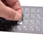 NEW Hebrew White Letters Keyboard Stickers Keyboard Button Alphabet Stickers Laptop Desktop Computer Keyboard Protective Film