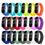 Silicone Watch Strap For Xiaomi Mi Band 7 6 5 4 3 Wristband Bracelet Wrist Straps correa Mi Band 6 7 5 4 Smart watch Accessories - Image 2