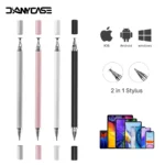 2 in 1 Universal Stylus Pen For Tablet Mobile Android ios Phone iPad Accessories Drawing Tablet Capacitive Screen Touch Pen