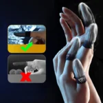 2 Pcs Mobile Game Fingertip Gloves Sweatproof Anti-slip Touch Screen Finger Sleeve Breathable Gaming Fingertip Cover For Gamer - Image 5