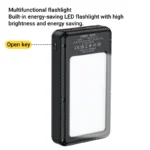 6*18650 Power Bank Battery Box Holder Dual USB Type C Charge Shell With camping lights for iPhone Huawei 18650 Battery Cases - Image 5