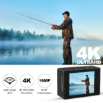 Action Camera Ultra HD 4K30FPS 16.0MP Wi-Fi 2.0" Screen 170D DVR Webcam Underwater 30M Helmet Video Recording Sport Camera - Image 2