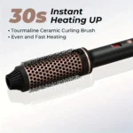 Valentine Gift Hair Curler Straightener Electric Hair Brushes Hot Comb Professional Curling Iron Heated Anti-Scald Thermal Brush - Image 3