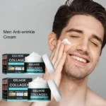 Men Facial Cream Anti Aging Collagen Cream Anti Wrinkle Firming Skin Moisture Whiten Fade Lines Hyaluronic Acid Face Care Serum - Image 3