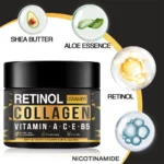 Men's Retinol Collagen Face Cream Skincare Moisturizing Brightening Hydrating Smooth Wrinkles Firming Facial Men Skin Care - Image 4