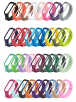 Watch Strap For Xiaomi Mi Band 7 6 5 4 3 Wristband Silicone Bracelet Wrist Straps correa Mi Band 6 7 5 4 Smartwatch Accessories - Image 4