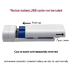 5V 2A 6000mAh 2X 18650 USB Type-C Battery Charger Case DIY Power Bank Box For Phone Electronic Charging Not Including Batteries - Image 4