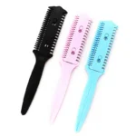 Trimmer Styling Tool 1Pc Safety Hairdressing Thinning Trimmer Colorful Hair Razor Comb Scisso Men Women Hair - Image 3