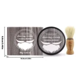 Sandalwood Shaving Soap 80g, Natural Glycerin Based, Rich Lather for Men, Barber Grade, Luxury Shave, Moisturizing & Soothing - Image 2