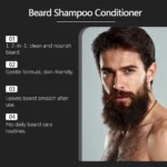 East Moon 2in1 Beard Shampoo and Care Lotion for Men Strengthens Beard Roots Nourishes Thickens Cleans and Moisturizes - Image 5