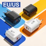 65W GaN USB C Fast Charger QC3.0 EU/US Plug Phone Charger Adapter For iPhone Samsung Xiaomi Quick Charging Type C Wall Charger - Image 4