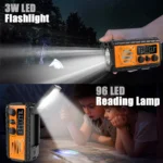 Woopker Emergency Radio 20000mAh XSY-350 FM Radio AM/WB/NOAA Weather Dual USB Rechargeable Solar SOS Alarm Power Bank Flashlight - Image 6