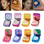 Kaleidos Space Age Chameleon Diamond Highlighter & Eyeshadow Palette Luminous Shimmer Face Makeup