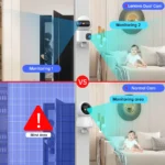 Lenovo 4K IP Camera 5G WiFi Dual Lens Smart Home Auto Tracking CCTV Camera Wireless Surveillance Camera Security Baby Monitor - Image 2