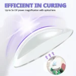 Convenient Handheld Mini UV Light Cure Nails Lamp for Gel Nails LED Nail Lamp for Gel Polish Manicure Nail Dryer for Fast Curing - Image 4