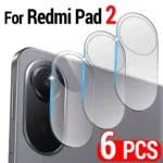 1-6PCS for Redmi Pad 2 Tempered Glass Tablet Back Camera Screen Protector for Redmi Pad2 Rear Lens Protector Clear Glass Film