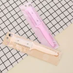 Trimmer Styling Tool 1Pc Safety Hairdressing Thinning Trimmer Colorful Hair Razor Comb Scisso Men Women Hair - Image 2