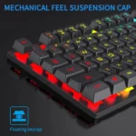 104 Keys Wired Keyboard RGB Colorful Gaming Keyboard Mechanical Feel keyboard Standard Keyboard for Windows Laptop Computer - Image 6