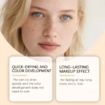 Zephoco Water Resistant Freckle Liquid Long Lasting Simulation Spot Fake Dot Quick Dry Natural Waterproof and Sweat Proof Makeup - Image 6