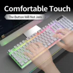 YINDIAO Keyboard Gaming Wired Laptop Desktops PC Computer Office Accessories Low Profile Gamer Keyboards With Numpad - Image 4
