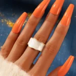 1pc Vintage White Enamel Metal Irregular Shape Geometric Open Adjustable Ring for Women Girl Fashion Jewelry Birthday Gifts - Image 3